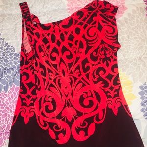 New York and Company bejeweled shoulder tank